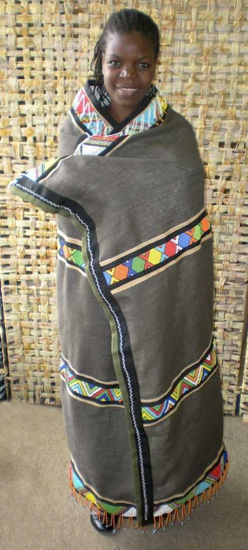 Customized Beaded Hessian Blanket