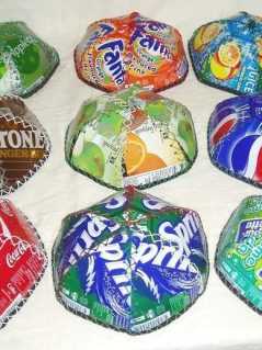 Kippot - recycled tin can