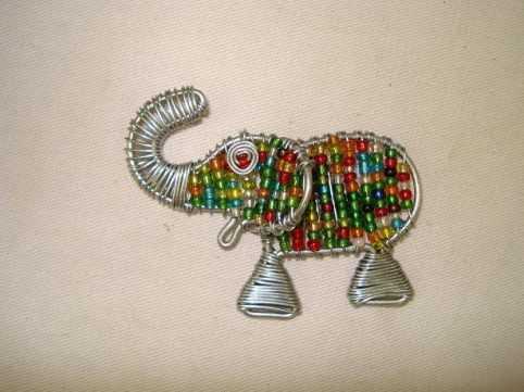 Fridge Magnets - wire and beads