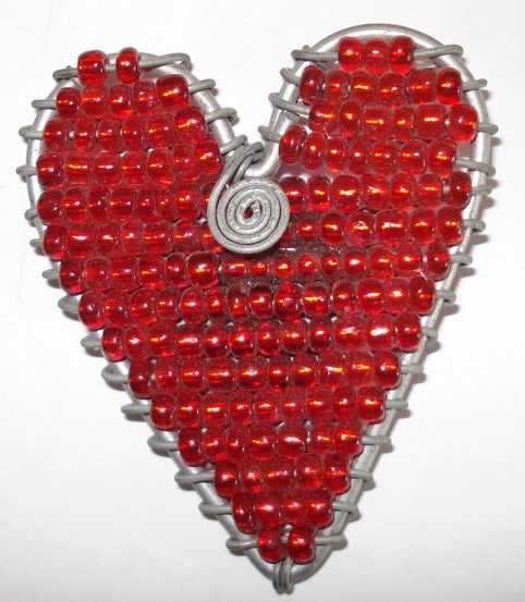 heart fridge magnet