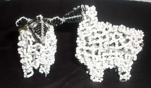 lambs,wire and bead