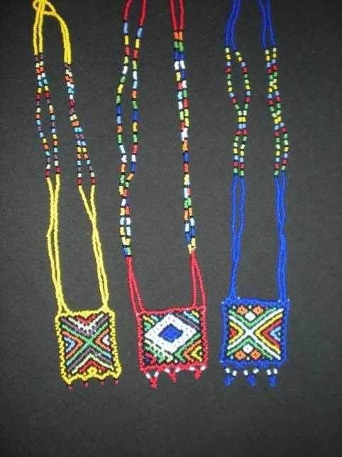 Necklace - traditional Zulu love letter